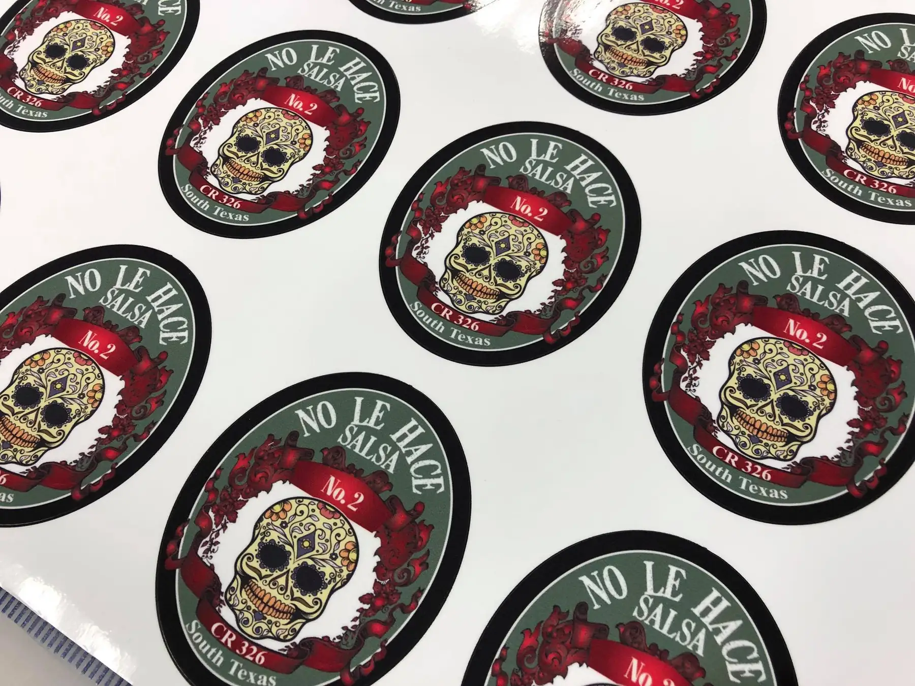 Cut vinyl decal produced by The Wrap Guys