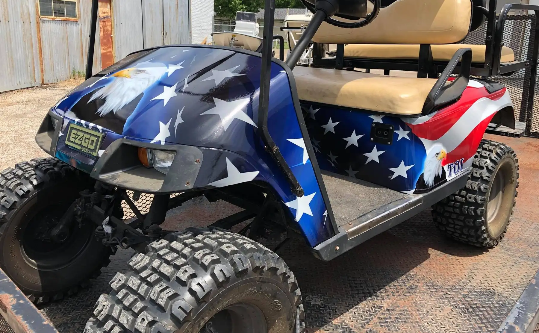 Printed graphics work produced by The Wrap Guys
