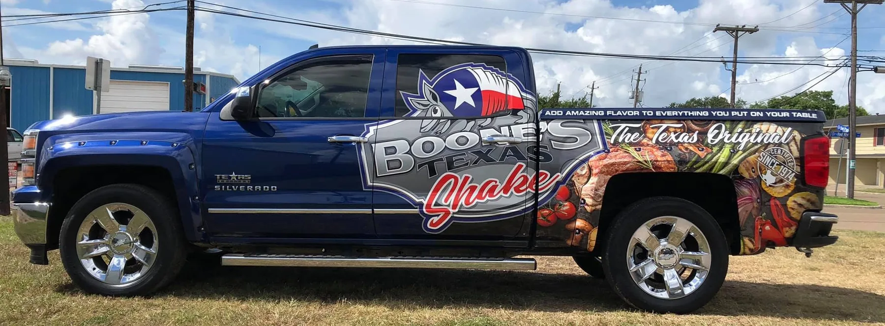 Matching fleet vehicle wraps installed in Victoria, TX