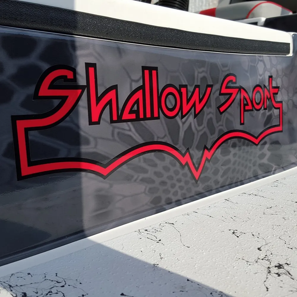 Detailed decal production work with precise cut graphics